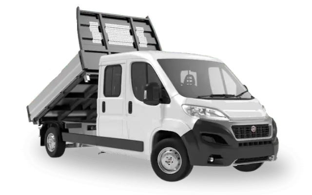 Fiat Ducato Ribaltabile doppia cabina a noleggio MR Service Rent